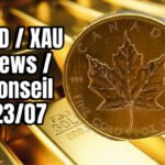 Dollar Canadien (CAD) reste Stable alors que l’Or (XAU) grimpe !